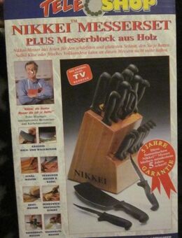 "Nikkei"-Messerblock, neuwertig + Elektrisches Schneidemesse "Moulinex" - München
