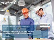 Referent/in (m/w/d) für den Bereich Wettbewerbs- und Vergabewesen - Düsseldorf