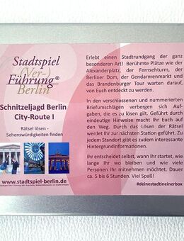 Stadtspiel Schnitzeljagd Berlin City-Route I Stadtführung - Berlin
