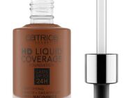 Catrice Foundation HD Liquid Coverage Foundation, Flüssig, mattierend, softe Textur, hohe Deckkraft, wasserfest.