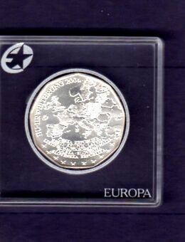 Silbermünze 5 Euro Österreich, EU Erweiterung 2004 - Körner