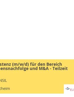 Projektassistenz (m/w/d) für den Bereich Unternehmensnachfolge und M&A - Teilzeit - Kornwestheim