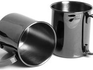 ECHTWERK Gläser-Set, Edelstahl, Outdoor Becher, Camping Tassen, Geschenkset, bruchsicher, 1000 ml