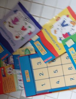 Logolino -Set Vorschule/1.Klasse mit Lösungsgerät und 3 Übungsheften Erste Buchstaben Erste Zahlenspiele Denk- und Konzentrationsspiele Artnr 23857 vollständig - Esslingen (Neckar)