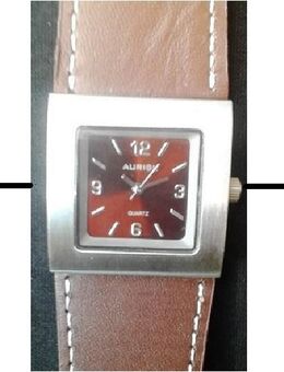 DiViNe-AURIOL – Unisex – Armband-Uhr – br. Lederband - Wolgast