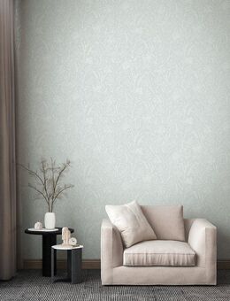 A.S. Création Vliestapete Pure Elegance Tapete mit Ästen Mustertapete Floral Blumen, strukturiert, schimmernd, (1 St), Vliestapete Blumentapete für Schlafzimmer Küche Wohnzimmer Äste Design