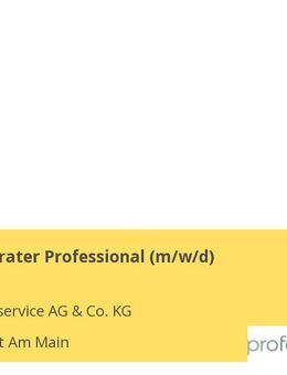 Personalberater Professional (m/w/d) - Frankfurt (Main)
