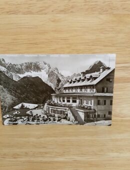 Ansichtskarte-AK-700-Kreuzeckhaus gegen Zugspitze. - Nörvenich