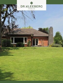Exklusiver Bungalow mit weitläufigem Traumgarten in zentrumsnaher Lage von Warendorf - Warendorf