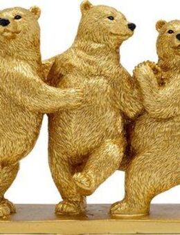 Kare Design Dekofigur Deko Figur Tipsy Dancing Bears 14cm