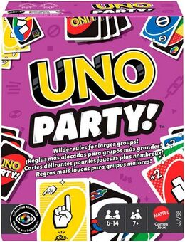 Mattel games Spiel UNO Party, Familienspiel