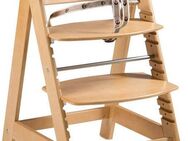 roba® Hochstuhl Treppenhochstuhl Sit Up Click, natur, aus Holz