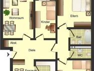 Demnächst frei! 4-Zimmer-Wohnung in Grevenbroich Südstadt - Grevenbroich