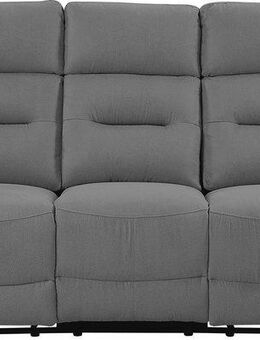 ATLANTIC home collection 3-Sitzer Falk, Zwei Relaxfunktionen, klappbare Konsole mit Getränkehalter