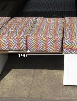 Adria Sitzgruppe ca 190 x 70 mit Tisch gebraucht (Dinette klein) aus Adria 1108 - Schotten Zentrum