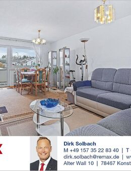 Schöne und helle 2,5-Zi. Wohnung mit Süd-West-Balkon - Herbertingen