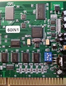 Classic Arcade Video Game 60 in 1 PCB Multi Jamma Board - Recklinghausen