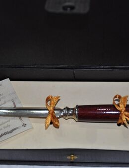 Schöner Brieföffner mit Holzgriff in einer Geschenkbox - Aschaffenburg