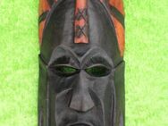 Afrikanische Jambo Holzmaske / Kenia / Gesicht / Wandbehang / hängende Maske - Zeuthen