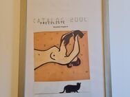 Bild Kunstdruck nackte Frau mit Katzen Katalog 2000 - Frankfurt (Main) Bockenheim