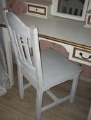 Schminktisch Sekretär mit 4 schubladen und Stuhl in 53547