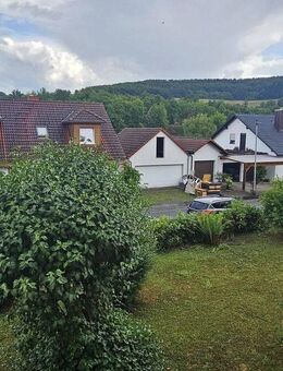 3-Zimmer-K-B-Wohnung, Garten + Balkon, Blick auf Schloss Saaleck - Hammelburg