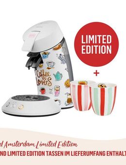 Philips Senseo Kaffeepadmaschine Original Plus CSA210/15, mit zwei Kaffee-Einstellungen, aus 28% rec. Plastik, inkl. 2 Blond Limited Edition Tassen