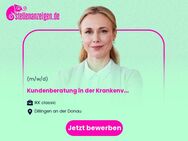 Kundenberatung in der Krankenversicherung (w/m/d) - Dillingen (Donau)