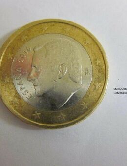 Spanien - 1 €uro 2016 - Fehlprägung - 3576 -s. Bild(er) - Mahlberg