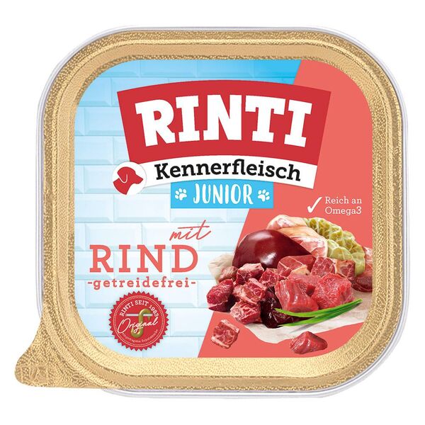 RINTI Kennerfleisch Junior 9 x 300 g - Rind - 