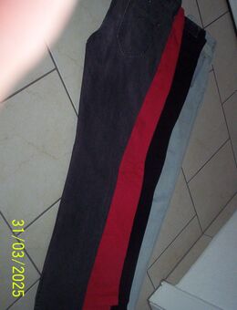 4 Jeans Skinny-Jeans PAKET blau -schwarz -rot- anthrazit gr. 40 bzw. 31 wie neu - Schauenburg