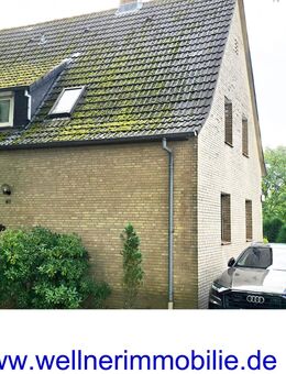 PREISSENKUNG! MIT EIGENLEISTUNG ZUM EIGENHEIM?! Unterkellerte Doppelhaushälfte mit großem Grundstück und PKW-Garage! - Lotte