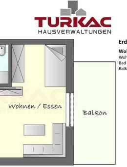 Hüttenberg - Neubau - Erstbezug EG Rechts 1 ZKB mit Küche, Fußbodenheizung und Keller - Hüttenberg
