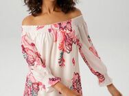 Aniston CASUAL Schlupfbluse mit extravagantem Blumendruck- jedes Teil ein Unikat