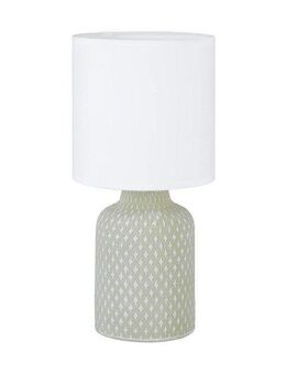 EGLO Tischleuchte BELLARIVA, Ein-/Ausschalter, ohne Leuchtmittel, H 32 cm, Tischlampe, Nachttischleuchte