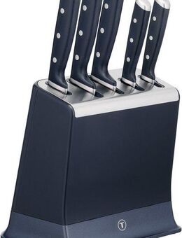 Tefal Messer-Set EverSharp Pro (Set, 6-tlg), selbstschärfender Messerblock, Klinge aus deutschem Edelstahl