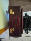 Aktenkoffer Pilotenkoffer Leder mit Zahlenschloss Maße: 45 x 34 x 23 cm in 89346