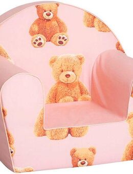 Knorrtoys® Sessel Teddy pink, für Kinder, Made in Europe