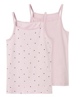 Name It Unterhemd NKFSTRAP TOP 2P WINSOME HEARTS NOOS (Packung, 2-St)