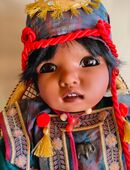 Sammlerpuppe Antik, Vintage GÖTZ Karin Lossnitzer Vitrinenstück Rar Top Zustand in 68519