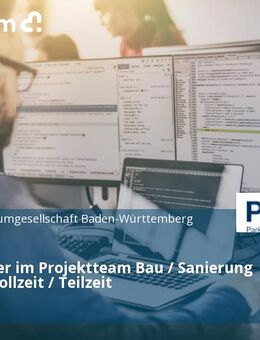 Mitarbeiter im Projektteam Bau / Sanierung (w/m/d) Vollzeit / Teilzeit - Stuttgart