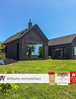 Designhaus trifft einzigartiges Grundstück | Klimaanlage | Fischgrätparkett | Kamin - Schönwölkau