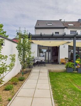 Einziehen und wohlfühlen! Kernsaniertes, modernes Reiheneckhaus mit Garten und Doppelgarage - Niederzier