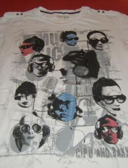 T-SHIRT CIPO & BRAXX GRÖSSE M -WEISS & CO- - Großostheim