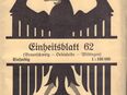 Reichskarte Einheitsblatt 62 BRAUNSCHWEIG - OEBISFELDE - WITTINGEN 1:100.000 in 15738