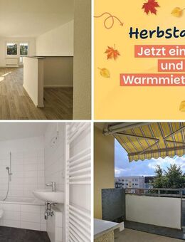 Jetzt 2 Warmmieten sichern*: chice Balkonwohnung mit Ausblick, Fahrstuhl & modernem Wannenbad - Freiberg