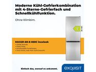 exquisit Kühl-/Gefrierkombination KGC231-60-E-050C, 144 cm hoch, 47,4 cm breit
