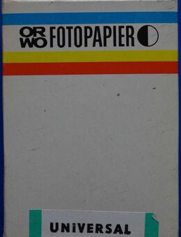ORWO Fotopapier BW 1, 100 Blatt, 7,4*10,5 cm, original verpackt! - Jena