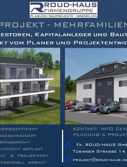 + EXKLUSIVES MEHRFAMILIENHAUS-PROJEKT! + - Fridingen (Donau)
