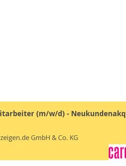 Vertriebsmitarbeiter (m/w/d) - Neukundenakquise - Coburg